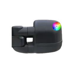Clearview Towing Mirrors [Compact, Heat, Camera, Power-Fold, BSM, Memory, Puddle Lights, Indicators (Cat 6), Electric, Raw] To Suit Toyota LandCruiser