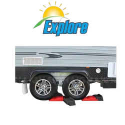 Explore Caravan Levelling Tandem Ramps Pair