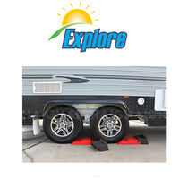 Explore Caravan BUNDLE Levelling Ramps + Wheel Chocks + Bag