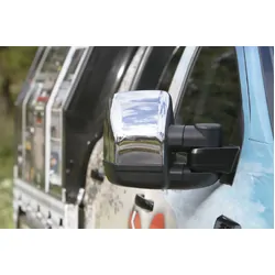 Clearview Towing Mirrors [Next Gen, Pair, Camera, Power-Fold, BSM, OAT Sensor, Indicators, Electric, Chrome] - Ford Ranger MY23.5 03/2023 - On