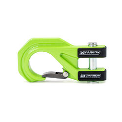 Carbon 12K - 12000lb Winch V3X with MegaPro Hook - Green