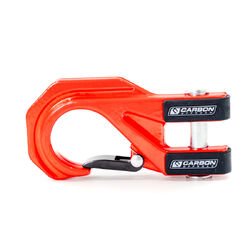 Carbon 12K - 12000lb Winch V3X with MegaPro Hook - Red
