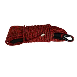 Dual Layer Braided Sheath High Mount Winch Rope Upgrade Kit 11Mm X 40M By Carbon Offroad