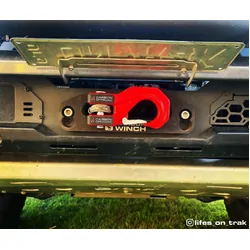 Carbon Offroad Mega Pro Winch Hook - Red