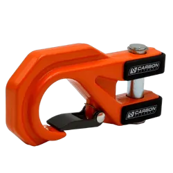 Carbon Offroad Mega Pro Winch Hook - Orange