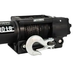 Carbon Offroad Tank 6000lb ATV UTV Small 4x4 Winch Kit IP66 12V