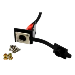 Carbon Tank series winch control box extension plug kit 90 Deg mounting bracket