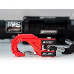 Carbon Scout Pro - 10000lb Winch V3 with Mega Pro Winch Hook - Red