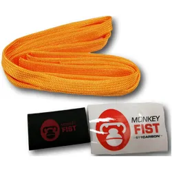 Carbon Winch Monkey Fist Coloured Rope Sheath