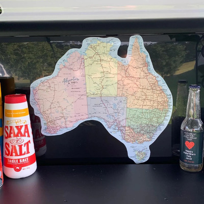 Map of Australia Sticker - UV Outdoors Sticker