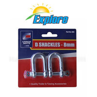 Explore D Shackle 8mm Twin Pack 