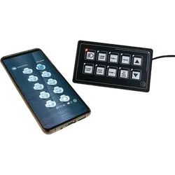 DRIVETECH 4X4 10-WAY TOUCH SWITCH PANEL WITH BLUETOOTH CONTROL
