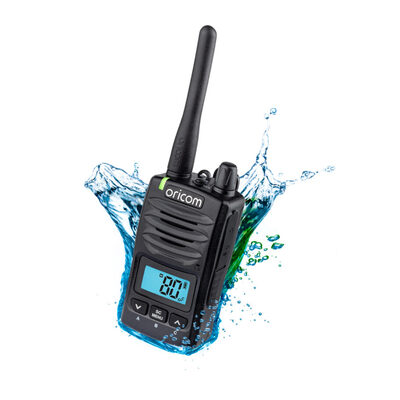 Oricom Waterproof IP67 Portable 5W UHF CB Radio Tradies Twin Pack