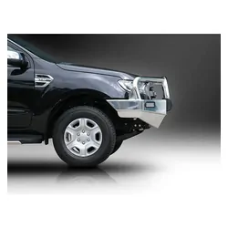 ECB Big Tube Bar To Suit Ford Ranger PX MKII 4WD Hi/Rise 07/15 to 08/18 Black Ripple