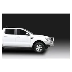 ECB Big Tube Bar Winch Comp. w/lights to Suit Ford Ranger PX MKIII 2WD Hi/Rise 09/18-On Black Ripple