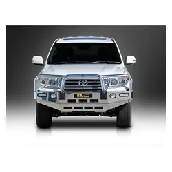 ECB Big Tube Bar w/Lights to Suit Toyota Landcruiser 200 Series Altitude 03/12 to 10/15 Polished