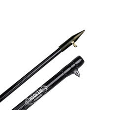 Hookem Outrigger Set - Includes 2 X 3.0M (10FT) 2 Piece Black Fibreglass Poles2 X Snouts (2 Positions High & Low - Fits 30Â° & 0Â° Rod Holders) - Stai