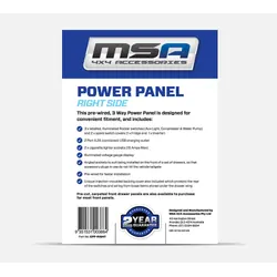MSA Explorer Power Panel - Right Hand Side (Driver's Side)