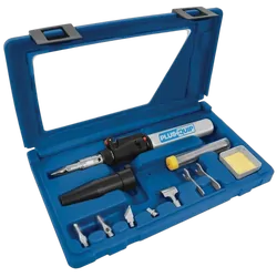 Plusquip Gas Soldering Iron Kit Electronic Ignition Child Lock