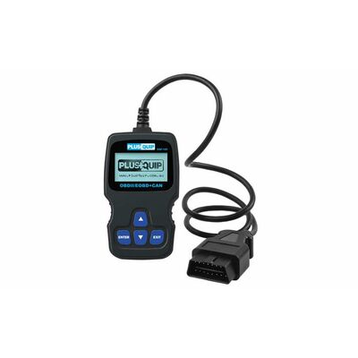 Plusquip Obdii Hand Held Scan Tool with Built In Obdii Library