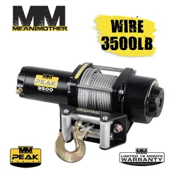 Mean Mother Peak ATV 3500lb Winch [ Type:Wire Cable ]
