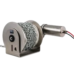 Muir Drum Winch DW08 44/600 12V *Combo* 80m ROPE Chain Roller Switchgear Mount Gear