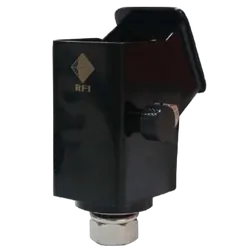 RFI Folding Bull Bar Bracket; Black Chrome