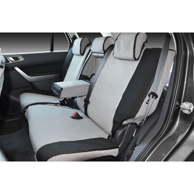 Msa Complete Front & Second Row Set (Mto) - Msa Premium Canvas Seat Covers To Suit Ford Territory - Tx / Ts / Titanium - 06/04-Current