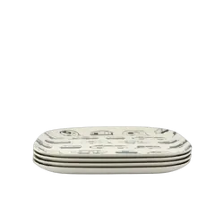 Van Go Collections Bamboo Plate 26cm Destinations Collection Grey Caravans