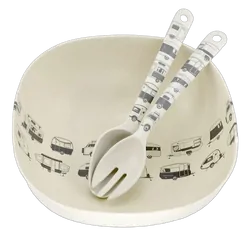 Van Go Collections Bamboo Salad Servers Destinations Collection Grey Caravans