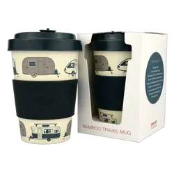 Van Go Collections Bamboo Travel Mug 400ml Van Go Collections 'Starry Nights' Silver
