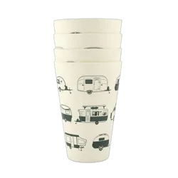 Van Go Collections Bamboo Tumbler 400ml Destinations Collection Grey Caravans