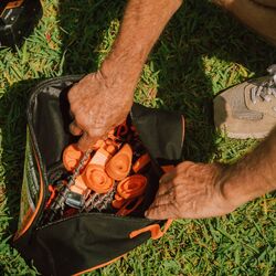 Ground Dogs Canvas Zip Bag