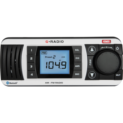 GME GR300BTWEP AM/FM With Bluetooth Marine Radio Entertainment Pack