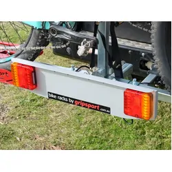 GripSport Bike Rack Light & Number Plate 7pin Small Round & GS4 & Van-Rack Mount
