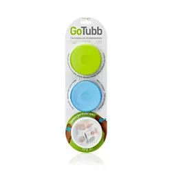 HUMAN GEAR GoTubb 3 Pack Medium Clear/Green/Blue