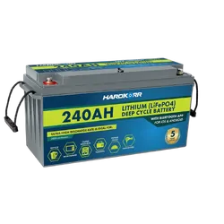 Hardkorr 240Ah Lithium (LiFePO4) Deep Cycle Battery w/Bluetooth