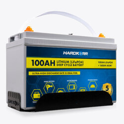 HARDKORR BATTERY TRAY WITH CLAMP FOR HARDKORR 100AH LITHIUM BATTERY