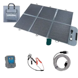Hard Korr 200W Portable Solar Blanket W/15A Lithium Compatible Regulator