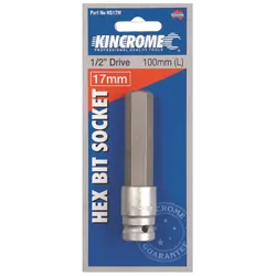 Kincrome Hex Bit Socket 17Mm 1/2" Drive