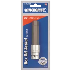 Kincrome Hex Bit Socket 5/8" 1/2" Drive