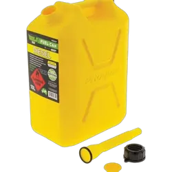 Hulk 4x4 Fast Flow Plastic Fuel Can 10Lt Diesel Yellow