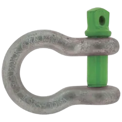 Hulk 4x4 Bow Shackle 4750Kg Galvinised Body Dia 19Mm Pin Dia 22Mm