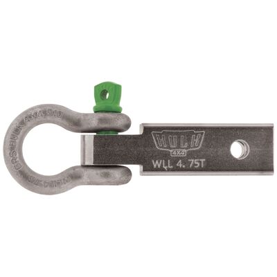 Hulk 4x4 Recovery Hitch 185Mm W/Bow Shackle Galvanized 4 Holes