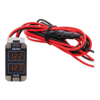 Hulk 4x4 Dual Battery Voltmeter Early To Suit Toyota Amber Led