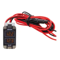 Hulk 4x4 Dual Battery Voltmeter Early To Suit Toyota Amber Led