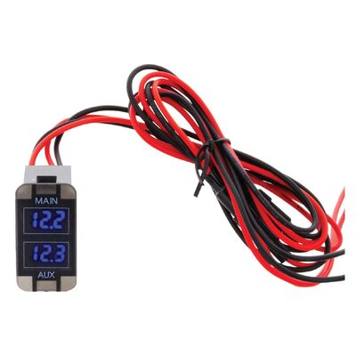 Hulk 4x4 Dual Battery Voltmeter Early To Suit Toyota Blue Led