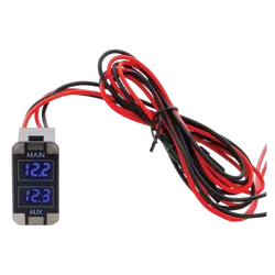 Hulk 4x4 Dual Battery Voltmeter Early To Suit Toyota Blue Led