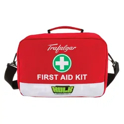 Hulk 4x4 Workplace First Aid Kit Wp1 Soft Red Durable Case