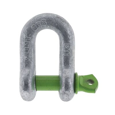 Hulk 4x4 Pkt 1 D Shackle 10Mm Rated To 1000Kg Galvanised Drop Forged
